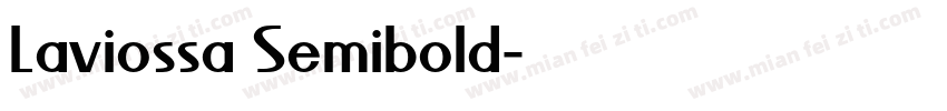 Laviossa Semibold字体转换